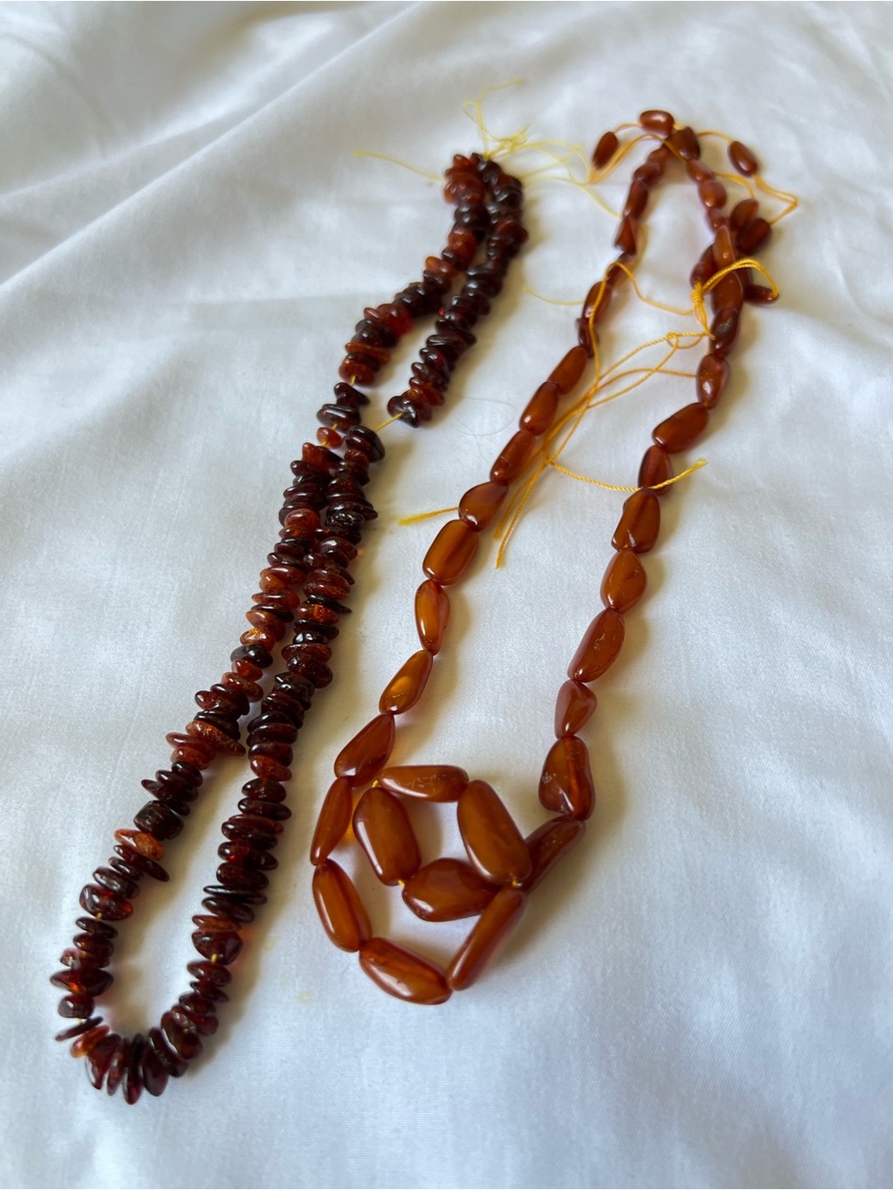2 strands of real Amber. Butterscotch and Baltic 16” & 24” - Picture 5 of 5